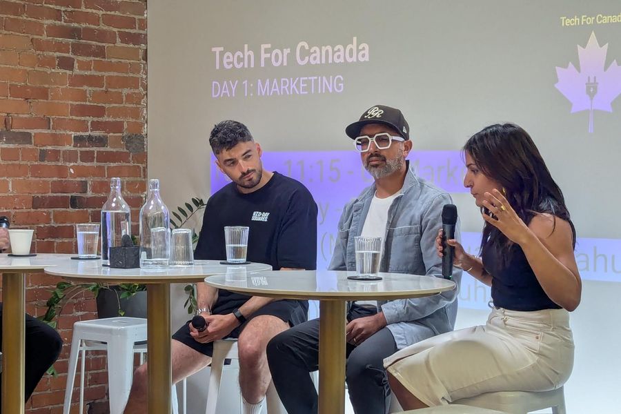 Anita speaking at TechTO